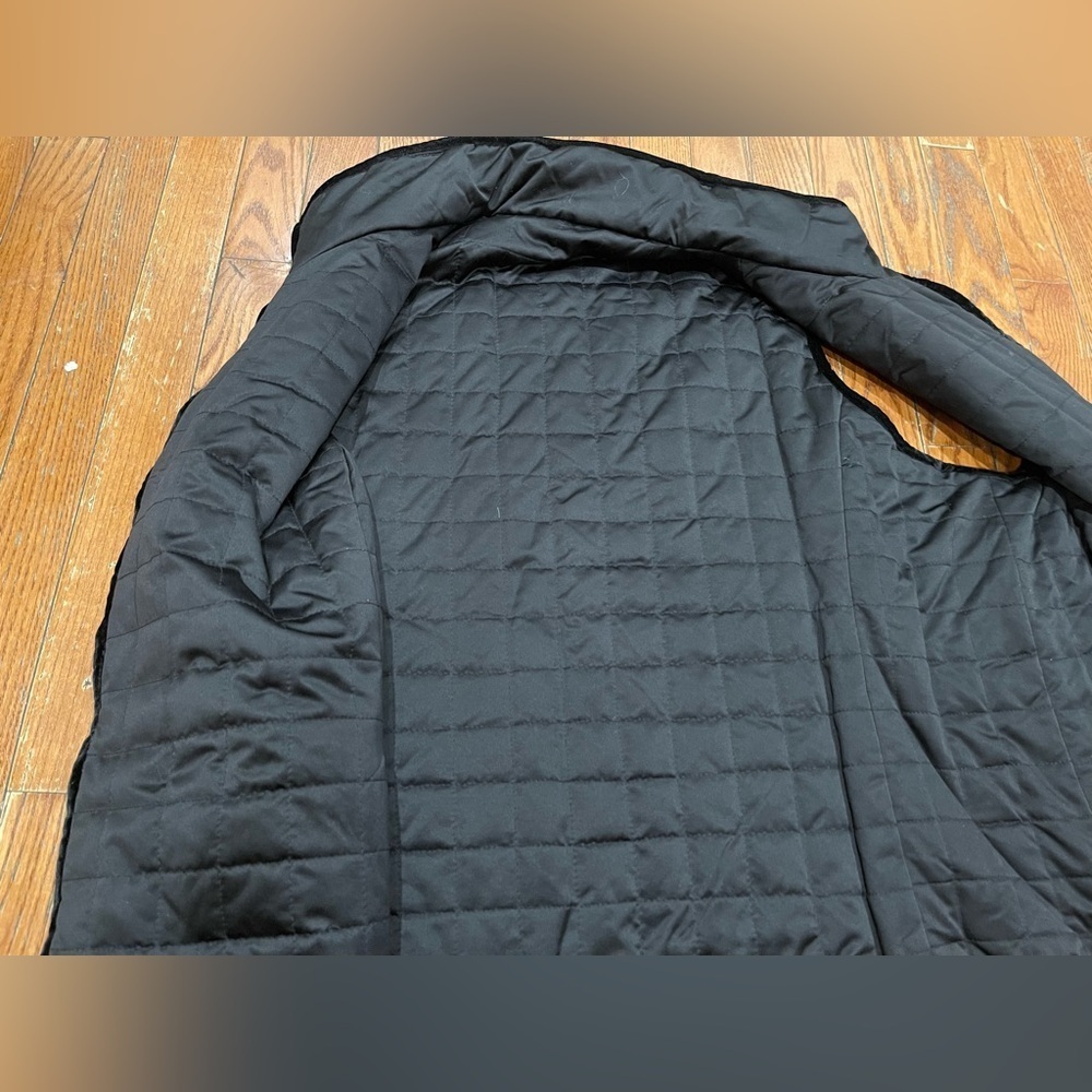 Ralph Lauren Black Reversible Quilted Women's Vest - Picture 7 of 9